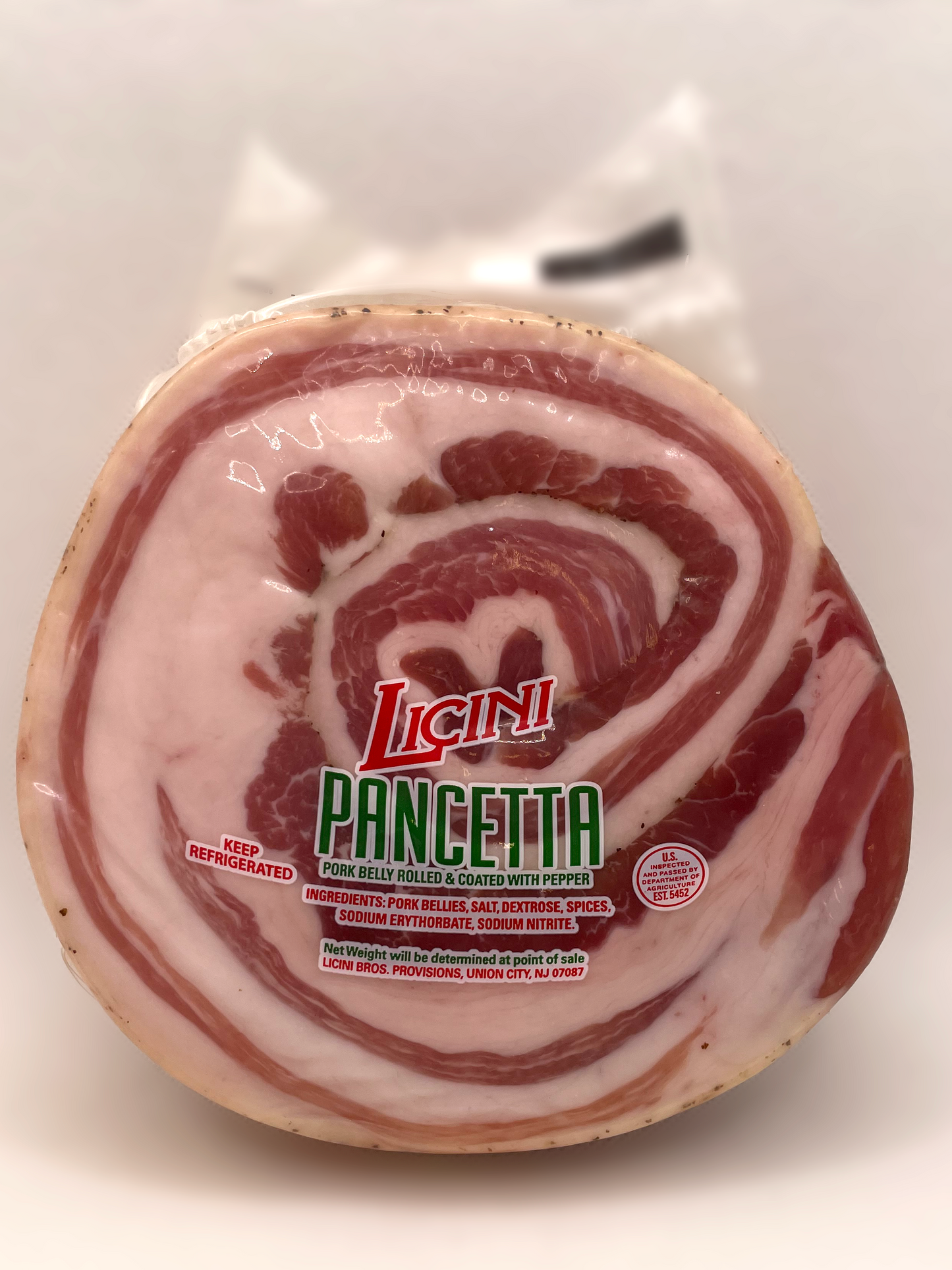 Licini Brothers Pancetta